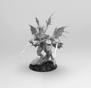 A479 - Legendary creature design, The Dragon warrior statue, STL 3D model design print download files