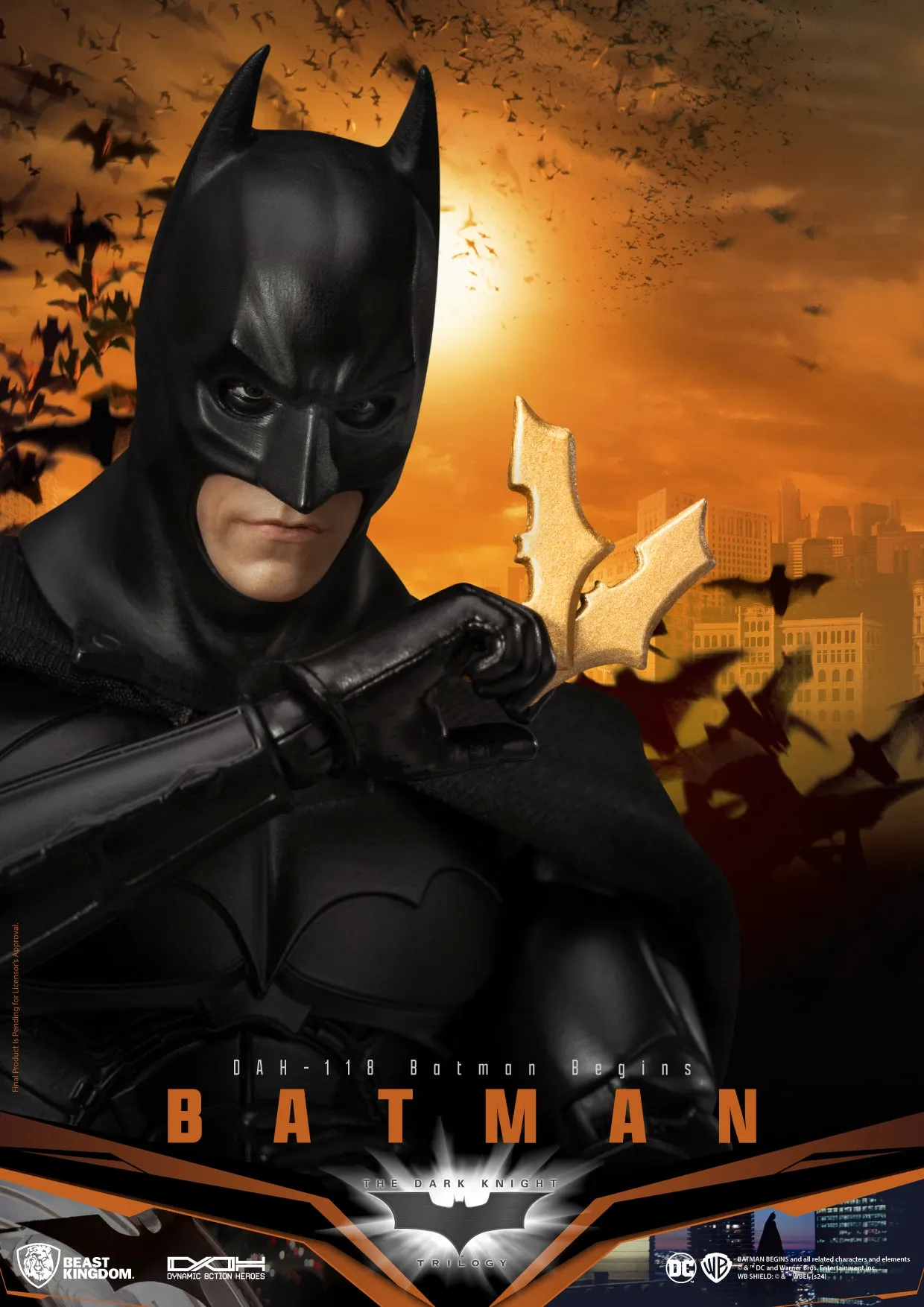 Beast Kingdom DAH-118 Batman (Batman Begins) Dynamic 8ction Heroes Action Figure