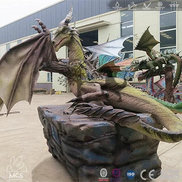 Best Giant Animatronic Guardian Dragon Robot-DRA015