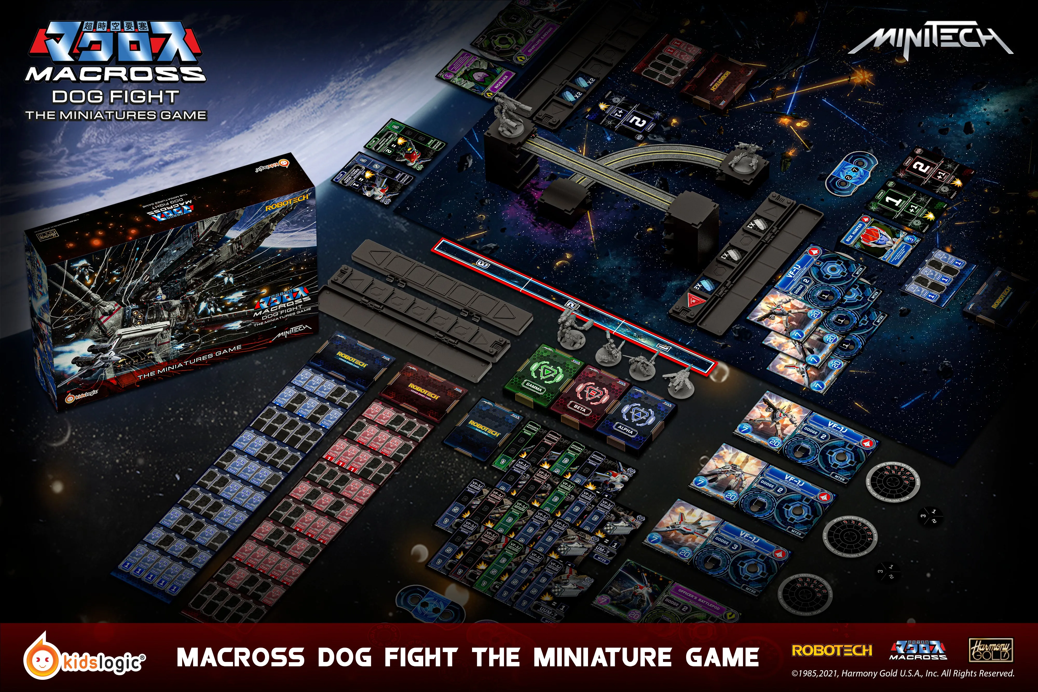 BG01 Robotech Macross Dog Fight, The Miniatures Game