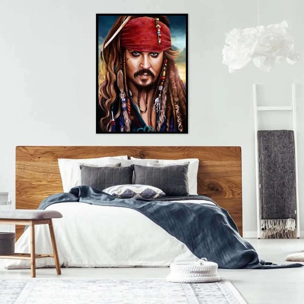 Captain Pirate - Full Square Diamond - 40x50CM
