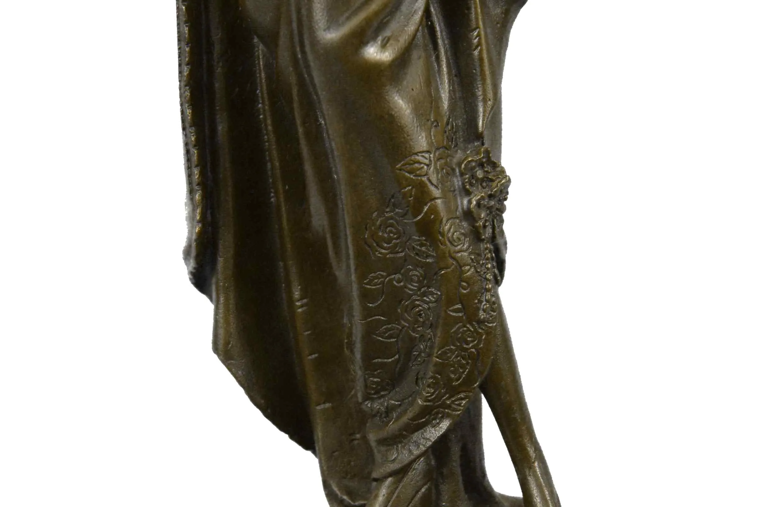 CLEARANCE SALE Dino Decarlo High Society Lady Bronze Art Deco Statue Sculpture