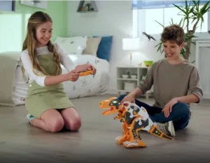 Code Control Dinosaur Robot: REX