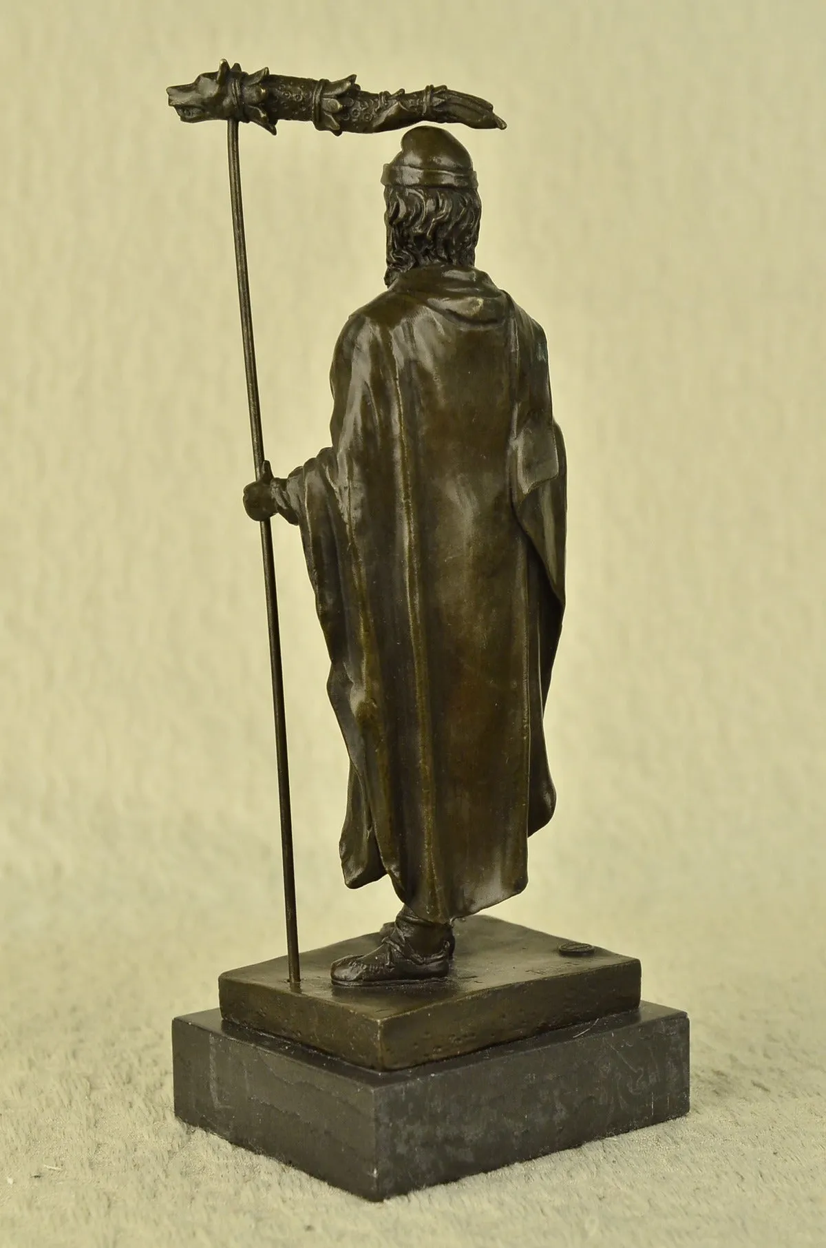 European Made Greek God Saturn Home Office Collectible Bronze Statue Decorative