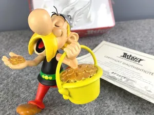 Hachette Ed. Rene Figurine #1 Asterix & Cauldron Ltd 12cm Grand Galerie Figure