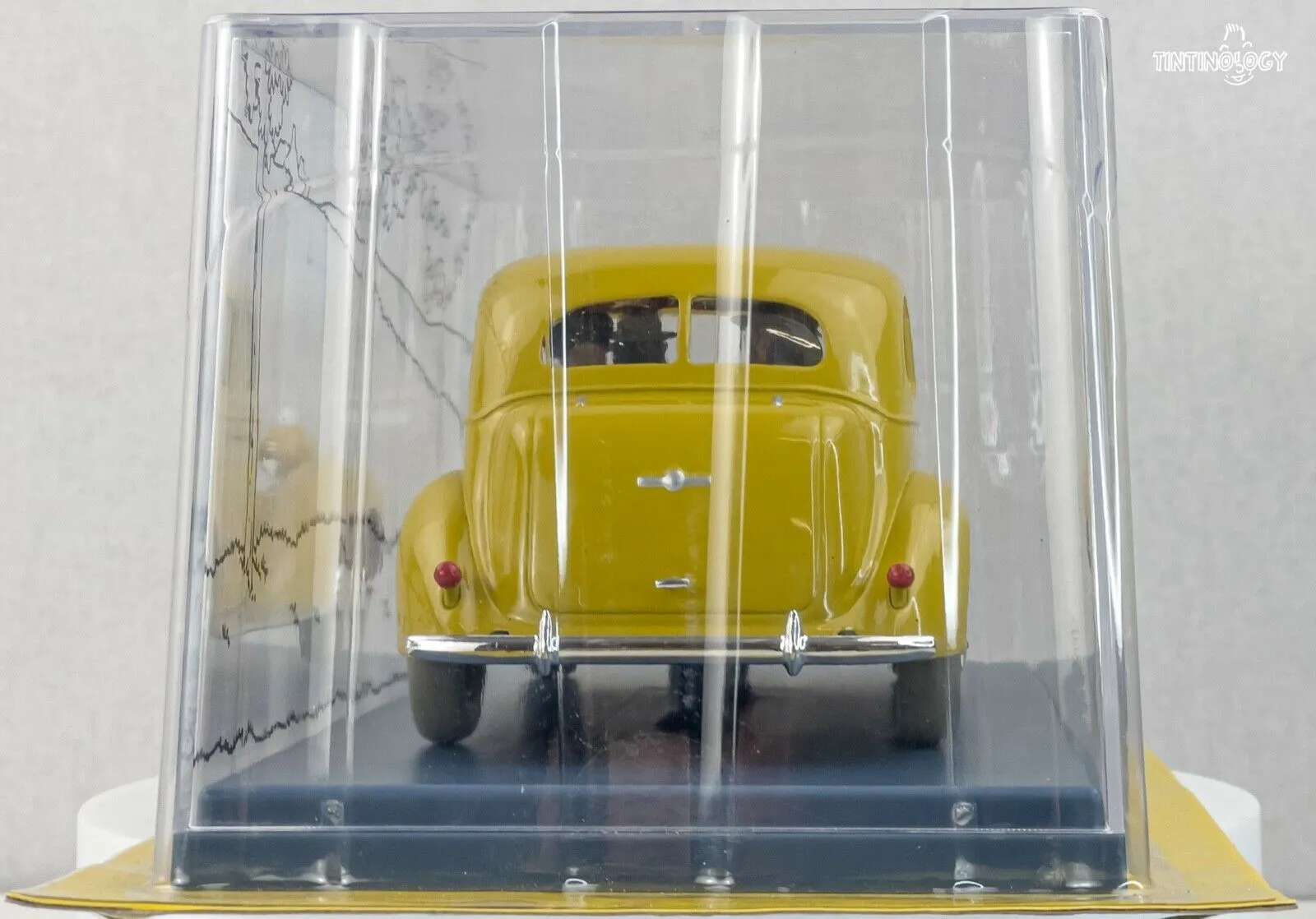 HACHETTE Tintin Car 1/24 #36 Beige Car: 7 Crystal Balls Rare Model Voiture