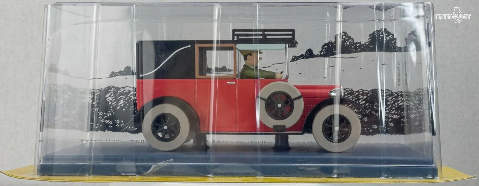 HACHETTE Tintin Car 1/24 #62 Eastdown Taxi: Black Island Model Figure
