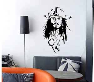 Kaushiki Collection� Captain Jack Wall Sticker for Living Room, Bed Room, Kide Room