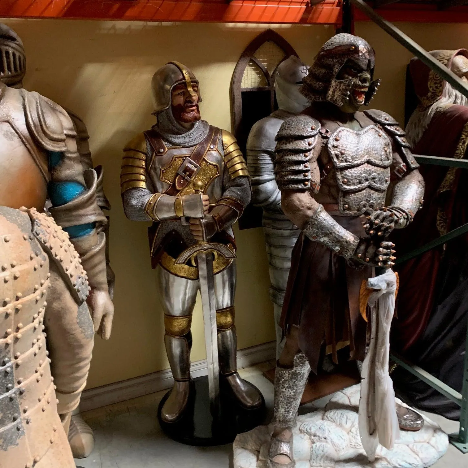 Knight Warrior Life Size Statue