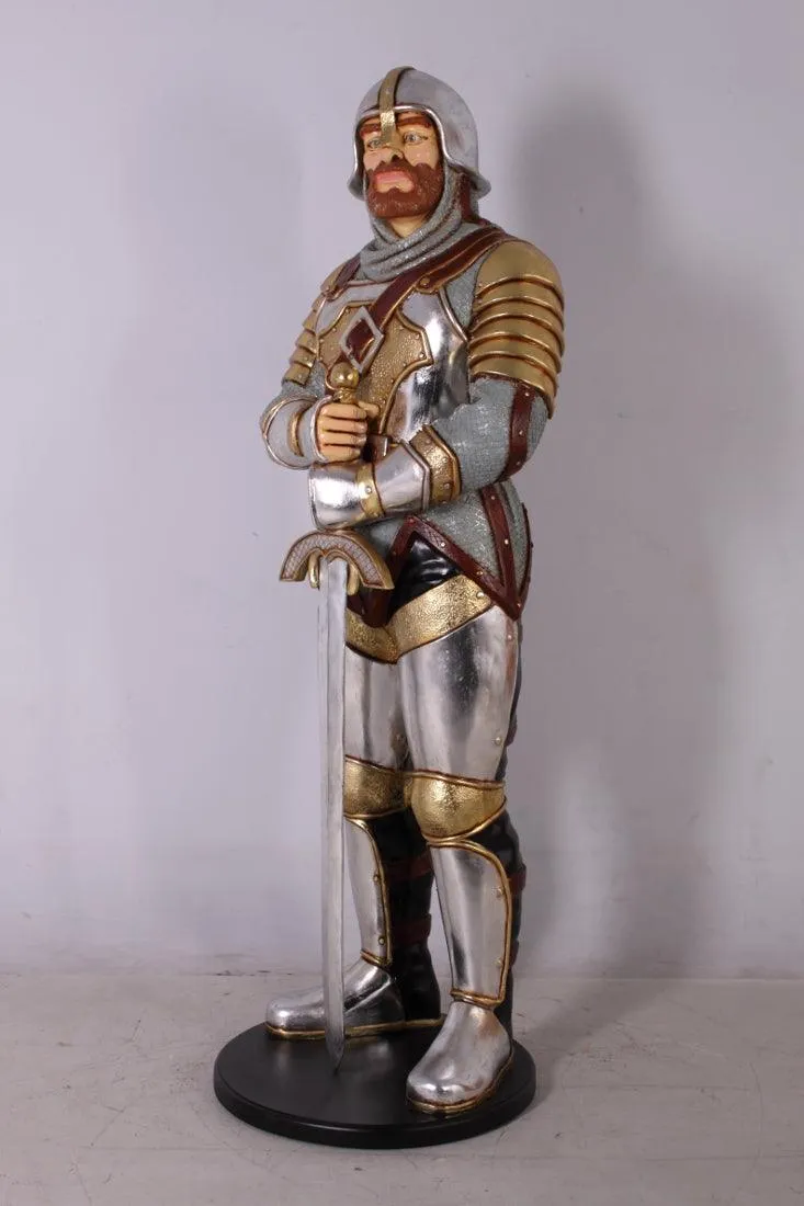 Knight Warrior Life Size Statue