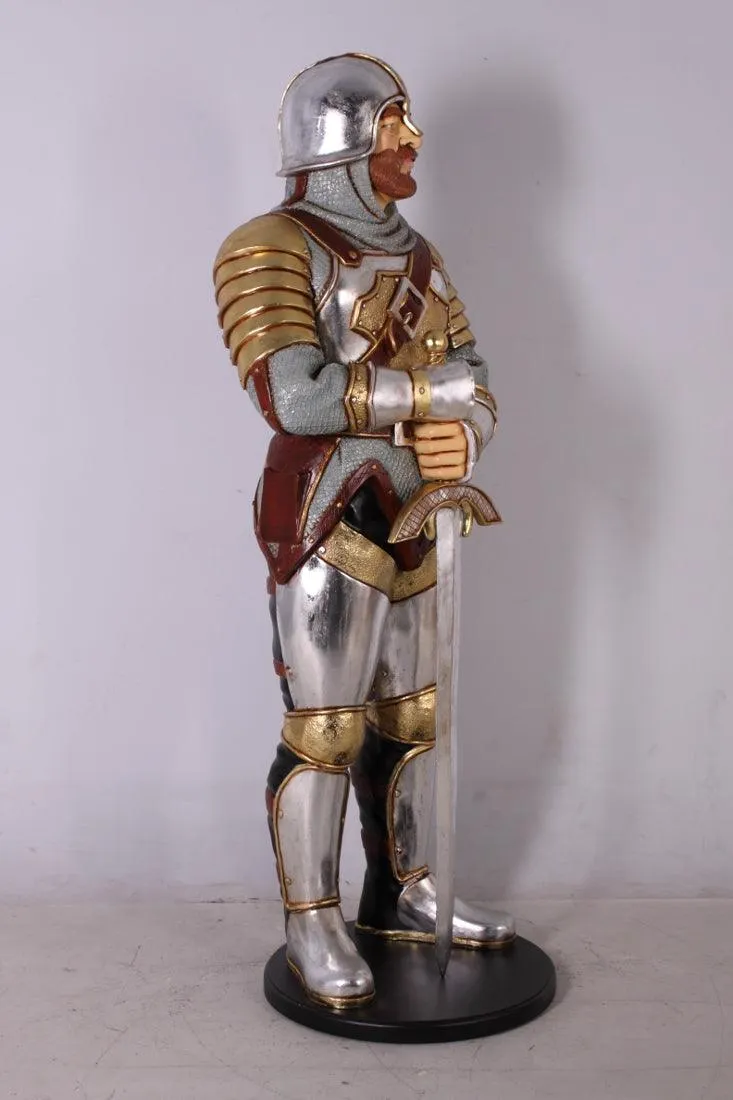 Knight Warrior Life Size Statue