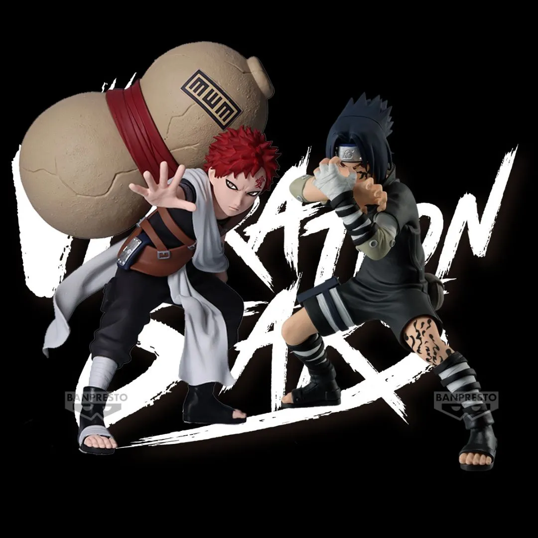 Naruto Vibration Stars - Gara & Uchiha Sasuke - B: Uchiha Sasuke Figure By Banpresto