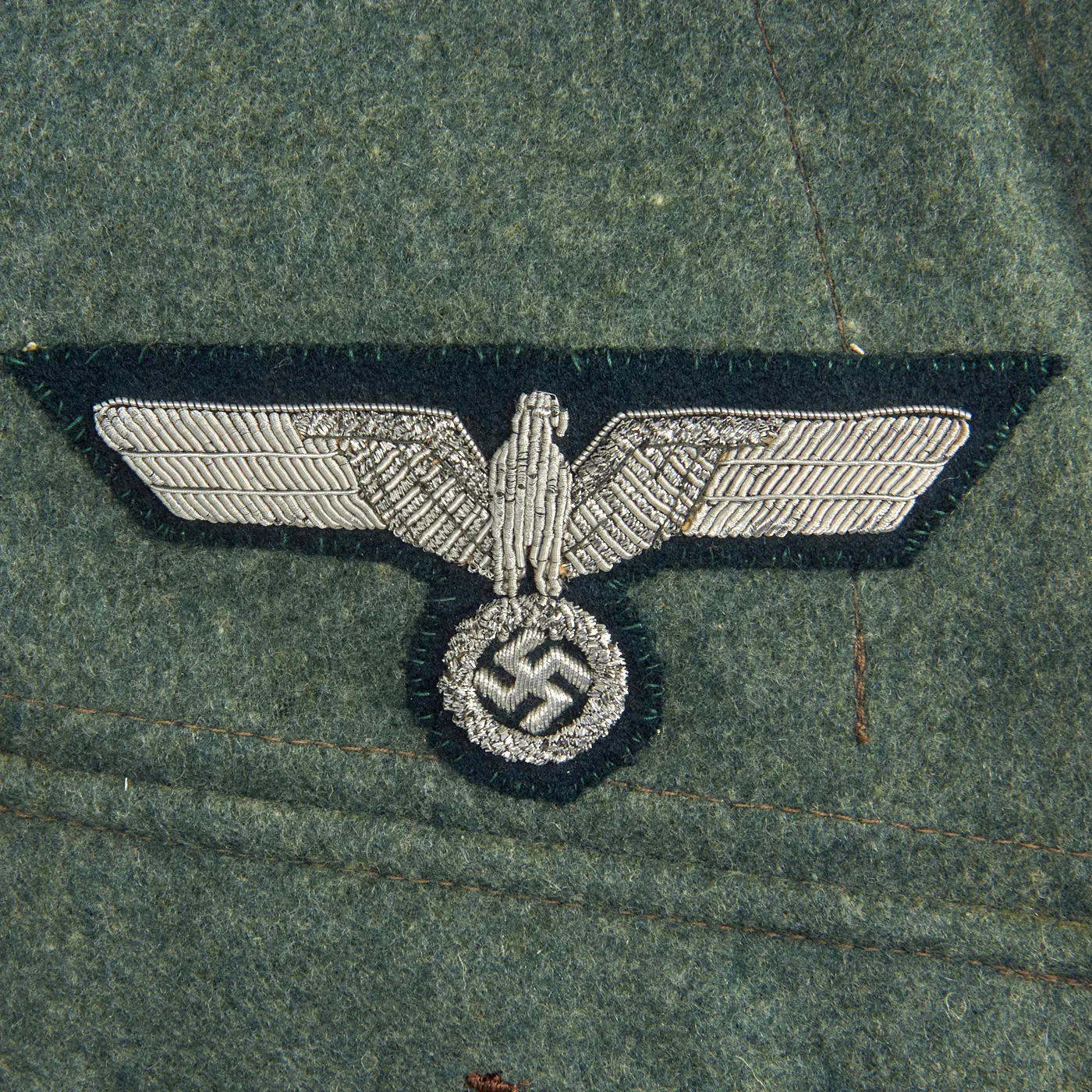 Original German WWII Heer Panzergrenadier Hauptmann Officer's M36 Field Tunic by Schmidt & Zoltsch, Munich