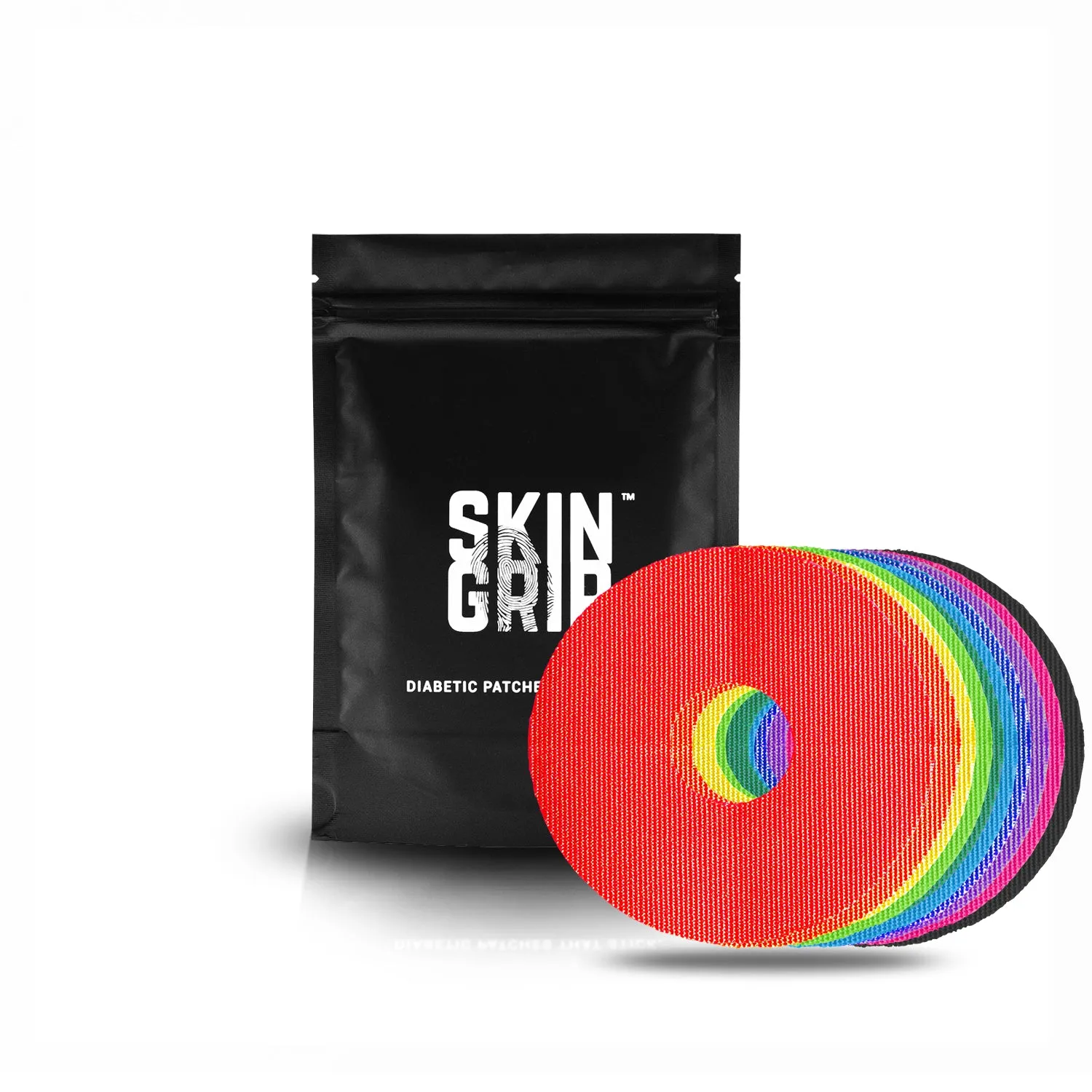 Skin Grip - Universal (0.8 Inch Hole) Infusion set/Libre - 20 Pack - Many Colours Available