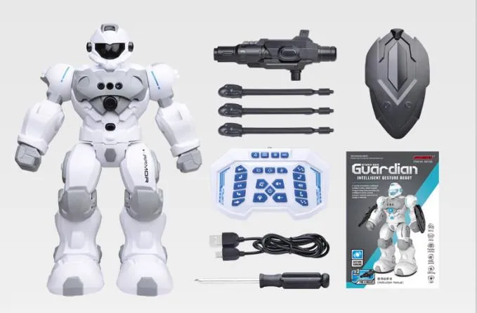 Subotech Remote Control Guardian Police Robot With Weapon
