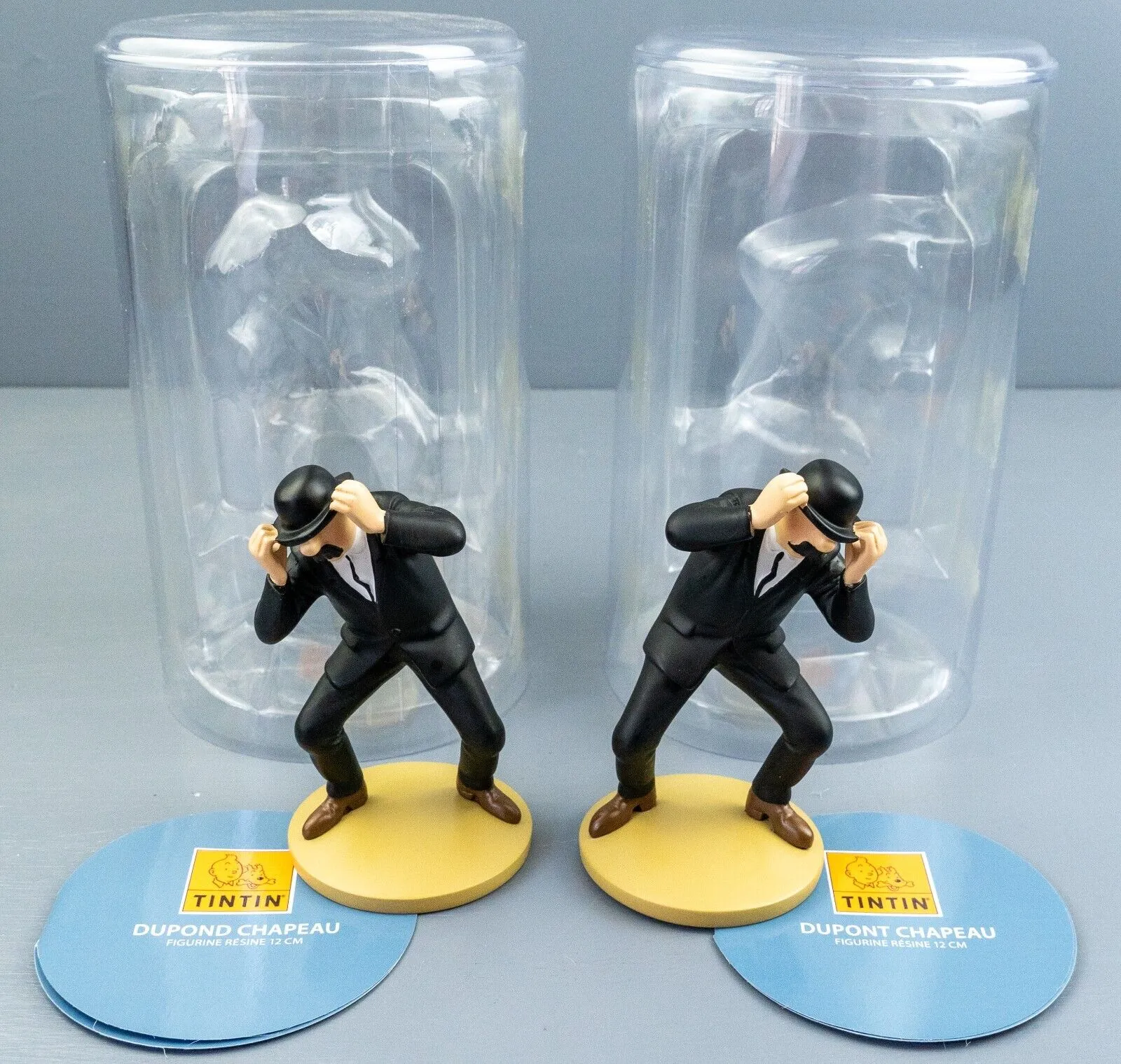 Thomson & Thompson Struggling Set of 2: Tintin Figurine Set Moulinsart 42230 & 42241